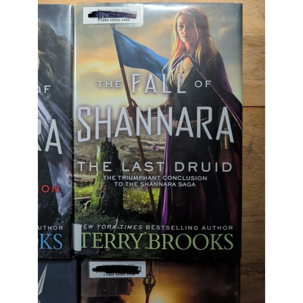 Complete Fall of Shannara ( 4 Book Set ) Terry Brooks Library copy 1st Edition‎